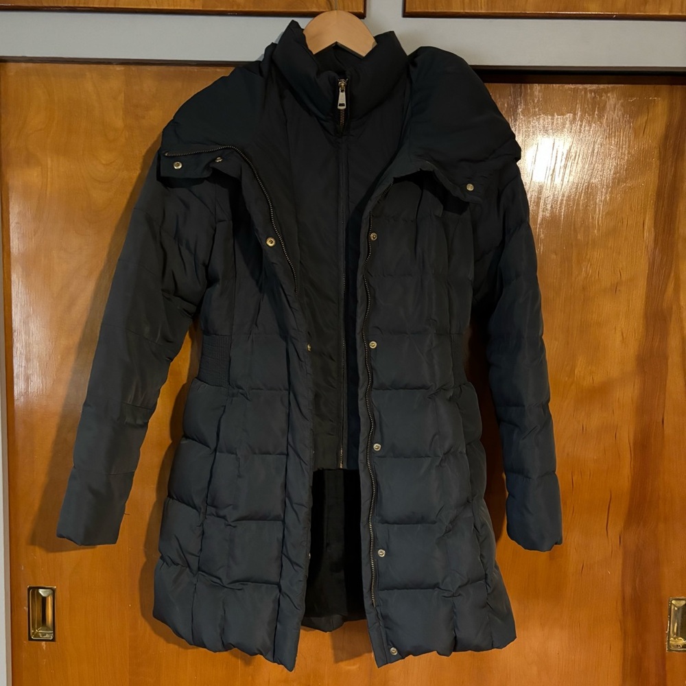 Women's 32" Signature Hooded Taffeta Down Coat